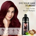 Cover Your Overtone Hair Color Conditioner Natural 3 In One Hair Color & Care Shampoo Oil Brown