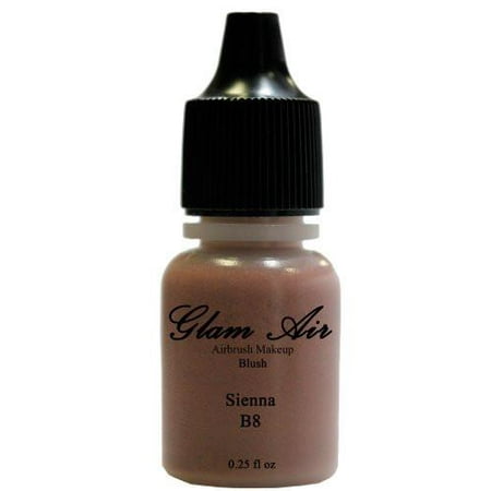 Glam Air Airbrush Blush Makeup for All Skin Types 0.25 Oz Bottle(SIENNA