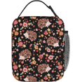 thumbnail image 3 of Cute Hedgehogs Lunch Bag For Women Men Insulated Lunch Box Portable Lunch Tote Bag,Reusable Leakproof Thermal Cooler Sack Food Handbags Case High Capacity For Work School Travel Picnic, 3 of 6