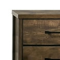 thumbnail image 2 of Dyna 24 Inch Wood Nightstand 2 Drawers Bar Handles Rich Textured Brown - Saltoro Sherpi, 2 of 5