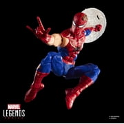 Marvel Legends Series Magic: The Gathering Battle-Damaged Spider-Man, 6 Action Figure Plus Exclusive Foil Trading Card