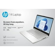 HP 14 Laptop, Intel Core i3-1115G4, 4GB Ram, 128G Ssd, Natural Silver, Windows 11 Home in S Mode