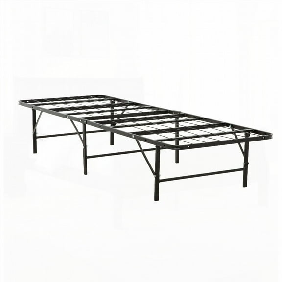 Twin XL Size Metal Platform Bed Frame with Strong Mattress Support, Black for Bedroom