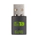 thumbnail image 1 of Adaptador USB WiFi Bluetooth 2 en 1 de 600 Mbps, Banda Dual, 2,4 G/5 GHz, Wi-Fi 5, Tarjeta de Red Inalámbrica de Alta Velocidad para Portátil., 1 of 10