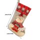 thumbnail image 2 of Colgante de calcetín de Feliz Navidad tejido, calcetín suave, caramelo, postre, merienda, bolsa de regalo, Año Nuevo para chimenea familiar al Kits de decoración para fiestas Muñeco de nieve estilo Injueey HA009405-02B, 2 of 6