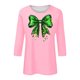 thumbnail image 4 of Xuyuer St. Patrick's Day Womens 3/4 Sleeve Crew Neck Spring T-Shirts Merry and Bright Casual Pullover Graphic Tee Tops Cute Tunic Tops Basic Tees Blouses Business Work Tee Top, 4 of 5