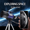 thumbnail image 2 of 70mm Aperture 300mm Beginner Telescope Set with Kids Binoculars, Eyepieces & Lightweight Tripod, 2 of 8