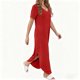 thumbnail image 4 of Vestido Corto para Mujeres Verano Cuello en V Bolsillo de Manga Corta Color Sólido Vestido de Cambio Casual para la Fiesta de la Playa de Primavera, 4 of 6