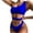 Bikini Tankini Coverup Swimsuits Blue on Clearance, variant on Women's One Piece Swimsuits Sexy V Neck Bathing Suit Open Back High Cut Swimwear