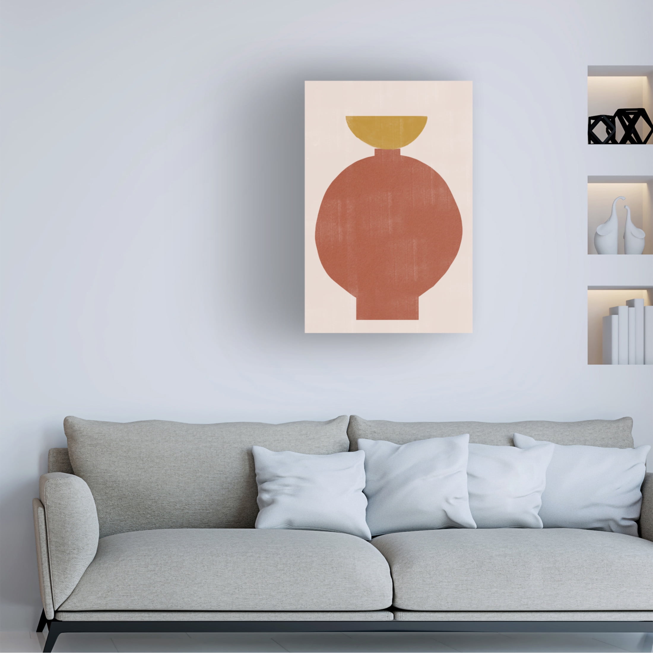 Trademark Fine Art THE MIUUS STUDIO Vase No2 Canvas Wall Art
