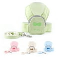 thumbnail image 1 of Cheers.US Dog Harness Backpack and Leash Set Cute Bowknot Print Mesh Detachable Puppy Harness Pet Travel Hiking Food Carrier Bag for Small Medium Dogs, 1 of 7