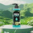 thumbnail image 2 of HHBEAUTY Fragrance Collection Body Wash For Men ，Aqua Bergamot Refreshing Scent Shower Gel Infused with Bergamot, Sage, and Juniper Essential Oils, 2 of 9