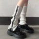thumbnail image 1 of Calentadores de piernas de invierno para mujer, calcetines largos de punto de ganchillo, calcetines de mujer, 1 of 4