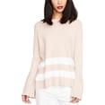 thumbnail image 1 of Rachel Roy Womens Tie Back Pullover Sweater, Pink, X-Large, 1 of 1