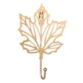 thumbnail image 4 of Ganchos de estilo nórdico de moda, perchero de almacenamiento colgante dorado, percha de gancho de hierro forjado, accesorios de decoración creativos para sala de estar con forma de hoja, 4 of 6