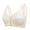 Beige, variant on Bras for Women No Underwire Front Closure Support Wide Strap Breathable Comfy Everyday Bras