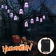 thumbnail image 4 of Sombrero Luces de Cadena Lámpara Brillante Árboles de Halloween Decoración Colgante 2 Modos, 4 of 8