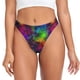 thumbnail image 1 of Balery Bright Universe Tangas de Algodón para Mujer con Estampado – Ropa Interior Sexy, Transpirable, G-string-3X-Large, 1 of 6