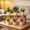 Multicolor-2A, variant on MMJ Artificial Lavender Potted Plant Mini Faux Flower Arrangement for Wedding Table Home Decor 7.87x7.48in
