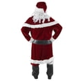 thumbnail image 4 of Disfraz de Navidad de talla grande M-6XL, traje de Papá Noel para hombre, traje de Navidad con barba, traje de Navidad para niños, 4 of 5