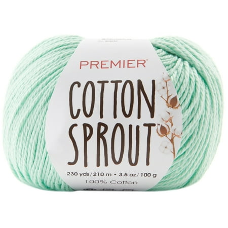 UPC: 0847652095851 | Premier Yarns Cotton Sprout Yarn-Mint