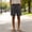 Dark Gray, variant on CHGBMOK Womens Cotton Linen Shorts Casual Bermuda Shorts with Hollow Side Summer Beach Lightweight Short Pants