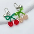 thumbnail image 3 of SIEYIO Crystal Bead Cherry Key Holder Adorable Cherry Fashion Key Chain Stylish Keyrings Jewelry for Car Keys or Bags, 3 of 20