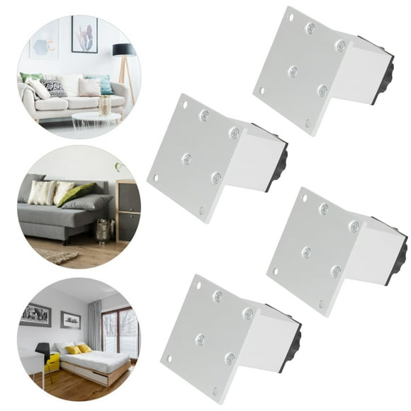 Cergrey Cabinet Foot, Durable 4Pcs Sofa Leg Furniture Accessory Cabinet Leg, For Coffee Tables Shelves Cabinets Bedside Tables