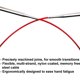 thumbnail image 5 of Agujas de tejer circulares ChiaoGoo Red Lace 102cm US 0, 5 of 7
