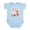 Sky Blue, variant on CafePress - MAD HATTER RULES Infant Bodysuit - Baby Light Bodysuit, Size Newborn - 24 Months