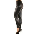 thumbnail image 2 of LAVRA Women's Metallic Shiny Full Length Leggings, 2 of 2