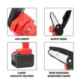 thumbnail image 4 of Mini motosierra eléctrica inalámbrica recargable, sierra para carpintería, sierra eléctrica con una sola mano, 4 of 4
