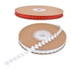 thumbnail image 3 of GOOHOCHY 2 cintas de raso con forma de corazón blanco y rojo para San Valentín, para manualidades, ramos de boda, decoración, rollo de cinta con ondas de amor., 3 of 8