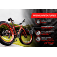 thumbnail image 3 of 20x4 Fat Tire High-Performance 2 Tires-Pack Designed to Improve Speed & Minimizes Drag on Hard-Pack or Paved Terrain, Honeycomb Tread for Virtually Zero Rolling Resistance, Ultimate Speed & Traction, 3 of 9
