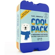 Healthy Packers Healthy Packers Ice Pack for Lunch Box - Freezer Packs - Original Cool Pack | Slim & Long-Lasting Ice Packs for Your Lunch or Cooler Bag (4 Pack -Colored)