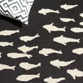 thumbnail image 5 of Safavieh Courtyard Victoria Fishes Indoor/Outdoor Area Rug, Black/Beige, 5'3" x 7'7", 5 of 10