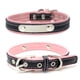 thumbnail image 1 of Collar para perro pequeño y cómodo de cuero suave al tacto, acolchado, ajustable, duradero, anillo de lazo de aleación antioxidante, 1 of 5