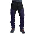 thumbnail image 2 of GrmtClth Mens Cargo Pants 2026 Linen Relaxed Fit Casual Elastic Waist Drawstring Palazzo Pants Summer Beach Travel Wide Leg Trousers with Label Purple 3XL, 2 of 6