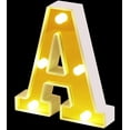 thumbnail image 3 of LED Letter Lights Sign Light Up Letters Sign for Night Light Wedding/Birthday Party Battery Powered Christmas Lamp Home Bar Decoration(A), 3 of 7