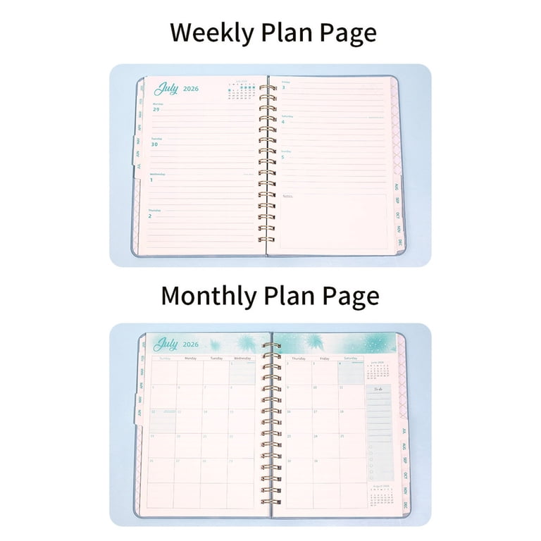 Staples 8x11 Planner Habit Tracker Notebook 2026-2028 Monthly Planner ...
