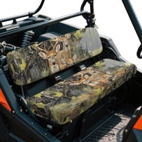 Uorisanigo UTV Seat Covers Universal Scratch-Proof Cover Compatible with Kawasaki Mule 3020 2003 2002 2001, All Weather Protection Deer Camo Hunting UTV Bench Seat Cover Accessories