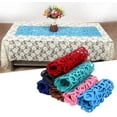 thumbnail image 2 of Rectangle Felt Table Runner pink Table Mats for Home Kitchen Decoration-40 X 11inch, 2 of 7