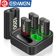 ESYWEN Charger for Xbox Rechargeable Battery Packs for Xbox One/Xbox Series X|S, 4 X 1200mAh Xbox One Controller Battery Packs Xbox One/One S/One X/One Elite