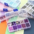 thumbnail image 2 of BUYISI 10 Compartiments/boîte Petites Perles Multicolores Sequins Pack Matériel Bracelet Fait Main DIY, 2 of 7