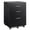 Black, variant on GALAXHERO 3-Drawer Wood File Cabinet, Rolling Under Desk Filing Cabinet for Home Office, Printer Stand with Wheels, Walnut