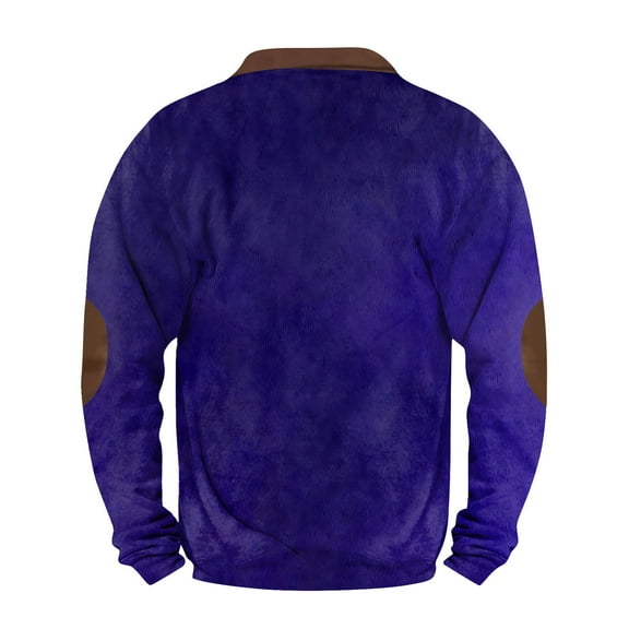 Men Christmas T Shirts Christmas Sweatshirts Blue XXL