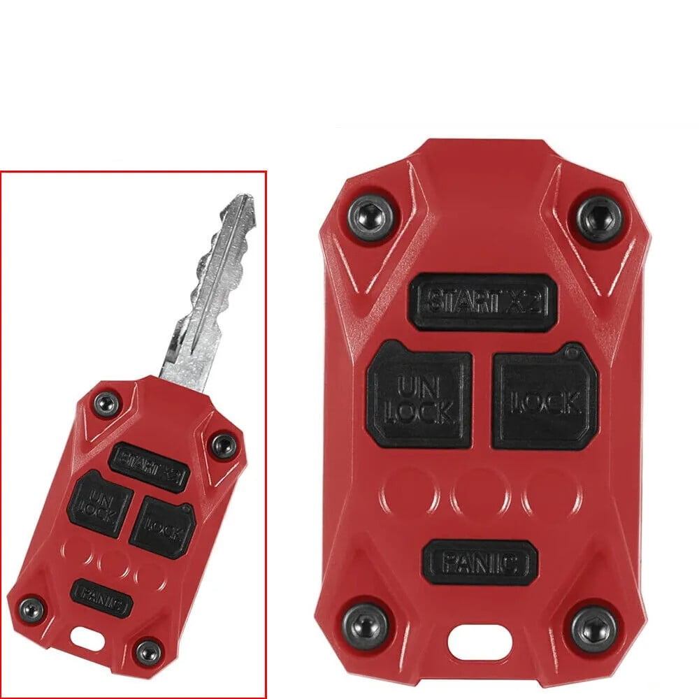 For JK Accessories Car Key Fob Case Cover for Jeep Wrangler JK 2007-2018