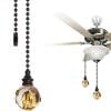 Getwin Crystal Ball,Fan Lamp Pull Cord Switch Pendant Bead,for Ceiling Fans and Lights Ceiling Fan Pulls Light Pull Chain Beaded Pull