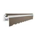 thumbnail image 3 of Awntech 14 Ft Maui Right Motorized Heavy Duty Patio Retractable Awning (168in x 9.25in x 120in), Taupe, 3 of 7