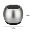 thumbnail image 3 of HOARBOEG Haut-Parleur Bluetooth en Métal, Mini Haut-Parleur, Haut-Parleur Bluetooth Portable pour l'Extérieur avec Caisson de Basses, Qualité Sonore Hi-Fi, Réduction de Bruit Intelligente Liquidation Cadeaux des Fêtes, 3 of 6